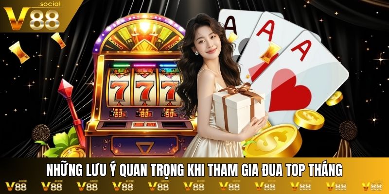 Đua Top Tháng V88 - Cạnh Tranh Công Bằng, Thưởng Lớn Đua top tháng