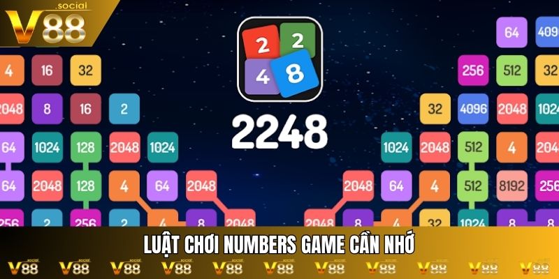 Luật chơi Numbers Game cần nhớ